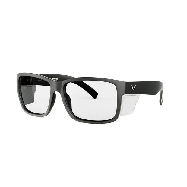 Safety-rated Oiler frame with Z87+ clear lenses